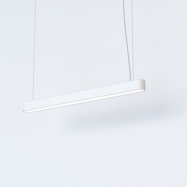 Pendelleuchte Weiß 3000 K 2300 lm T8 LED länglich 95 cm