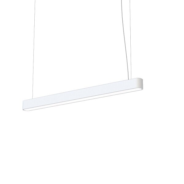 Pendelleuchte Weiß 3000 K 2300 lm T8 LED länglich 95 cm