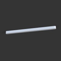 Deckenlampe Weiß Aluminium 125 cm lang T8 LED 3000...