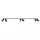 Spot de plafond encastré 2x 2m de long 6-flamme GU10 noir