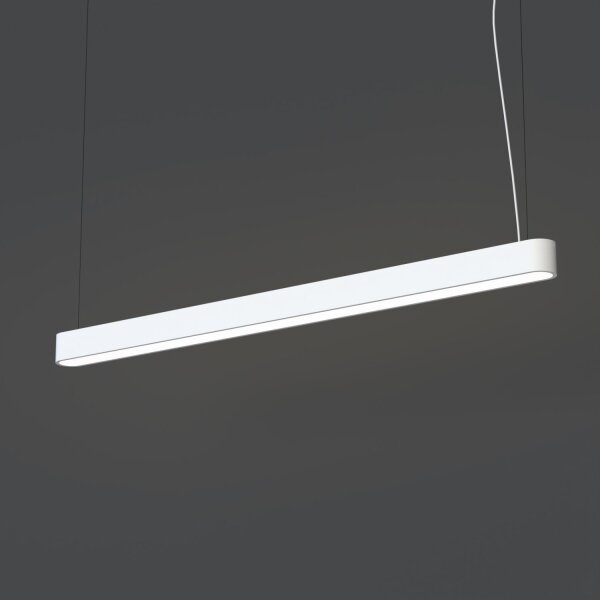 Hängelampe Weiß 3000 K 3200 lm T8 LED verstellbar B: 125 cm