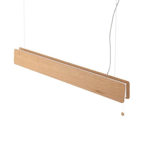 Suspension en bois Interrupteur à tirette 98 cm de large Table de salle à manger