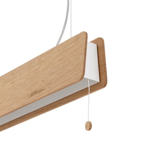 Suspension en bois Interrupteur à tirette 98 cm de large Table de salle à manger