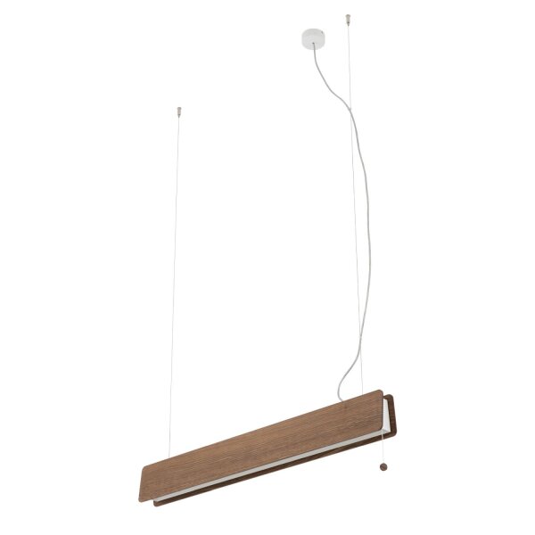 Lampe à suspendre bois métal incl. LED T8 3000 K 2300 lm