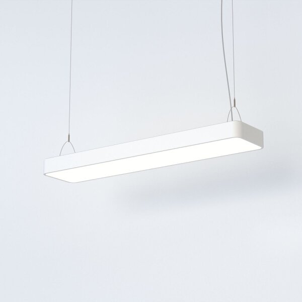 Suspension Blanc T8 LED avec 3000 K blanc chaud L : 93,5 cm long