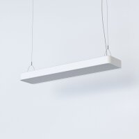 Pendelleuchte Wei&szlig; T8 LED mit 3000 K warmwei&szlig;...