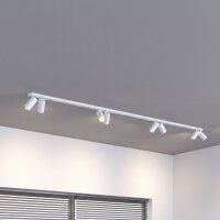 Spot de plafond 8 flammes GU10 en blanc doré 2x...