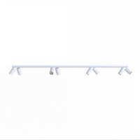 Spot de plafond 8 flammes GU10 en blanc doré 2x...