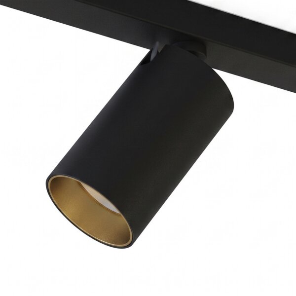 Deckenspot verstellbar Schwarz 3 m lang 8-flammig GU10