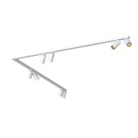 Deckenstrahler Modern 2x 1,5 m 8-flammig GU10 in...