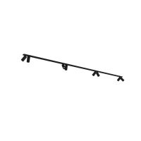 Deckenspot 8-flammig Schwarz 400 cm lang XXL GU10...