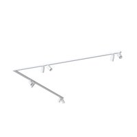 Deckenspot gro&szlig; 2x 2 m 8-flammig Wei&szlig; GU10...