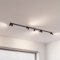 Grand spot de plafond 400 cm de long 8-flamme en noir or...