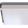 Plafonnier IP44 Chrome Blanc L : 25 cm carré 2x E27