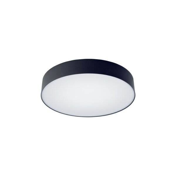 Plafonnier 3 flammes noir E14 Ø 40,5 cm rond