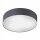 Plafonnier Gris 3x E14 Ø 40,5 cm rond faible éblouissement