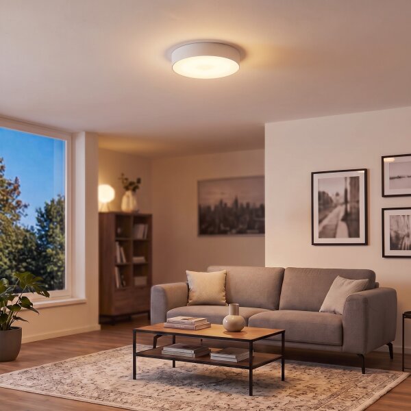 Plafonnier intérieur blanc Ø 40,5 cm 3x E14 rond