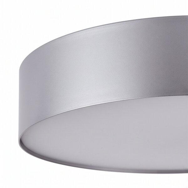 Plafonnier LED Ø 40,5 cm en argent 4000 K 2200 lm