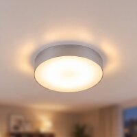 Plafonnier LED Ø 40,5 cm en argent 4000 K 2200 lm