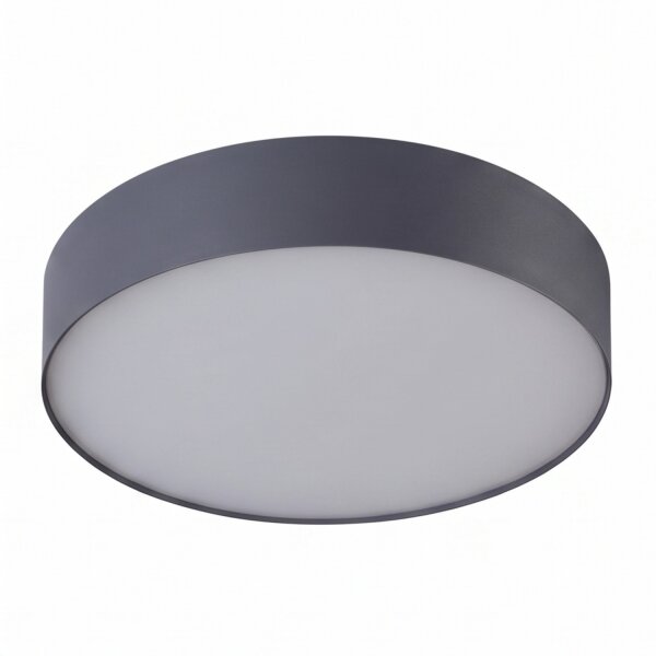 Plafonnier LED Ø 40,5 cm rond graphite