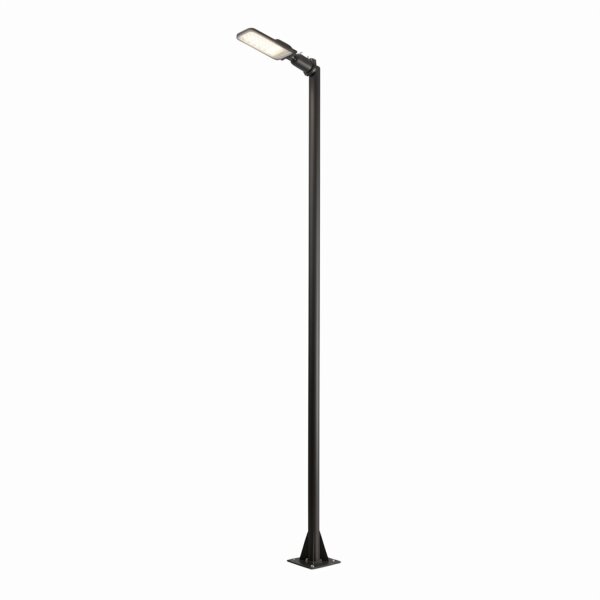 LED Wegeleuchte außen 392 cm hoch Schwarz 3000 K IP65