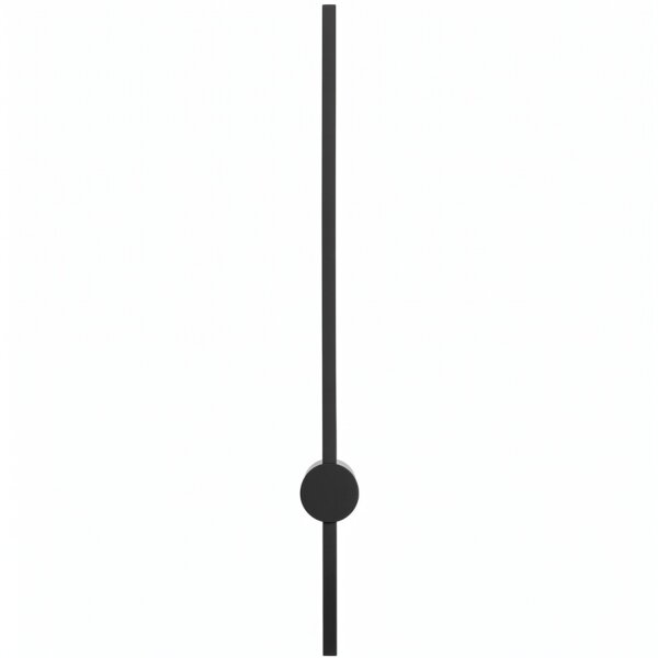 LED Wandlampe Schwarz 3000 K 380 lm Aluminium indirekt