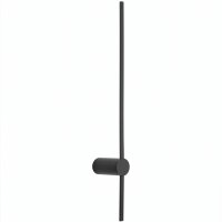 LED Wandlampe Schwarz 3000 K 380 lm Aluminium indirekt