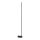 Wandleuchte LED Schwarz 3000 K 520 lm Aluminium 105 cm hoch