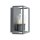 Wandleuchte außen 2-flammig IP54 Graphit E14 Glas Aluminium