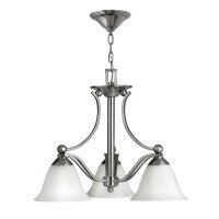 Designer Esstischlampe VERVE in Nickel Weiß...