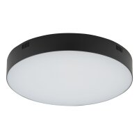 Plafonnier LED Noir Ø 30 cm 3000 K 4300 lm...