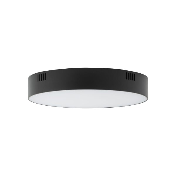LED Deckenlampe klein Ø 16 cm rund Schwarz 3000 K 1600 lm
