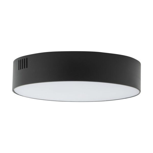 LED Deckenleuchte Schwarz Ø 21 cm 4000 K 3000 lm Modern