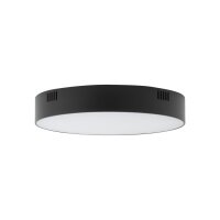 Plafonnier LED rond Ø 16 cm Noir 4000 K 1800 lm MODRA