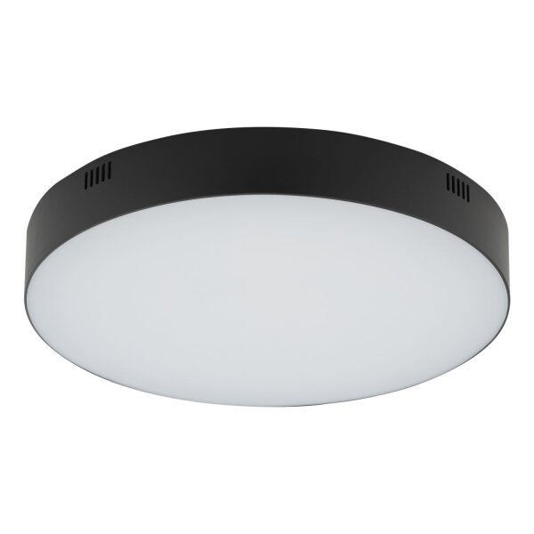 Deckenlampe LED Schwarz 4000 K 4500 lm Ø 30 cm rund Modern