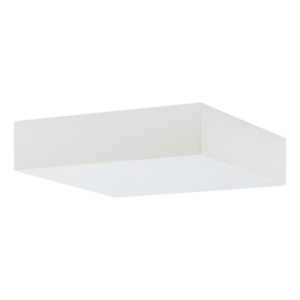Plafonnier LED Blanc carré L : 16 cm 3000 K 1900 lm Moderne