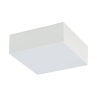LED Deckenlampe quadratisch B: 11 cm Wei&szlig; 4000 K 1600 lm