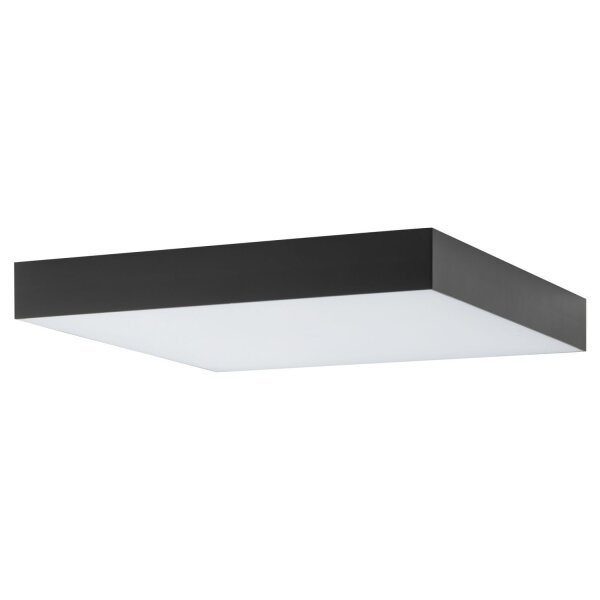 LED Deckenleuchte warmweiß 3000 K 4300 lm B: 30 cm Schwarz