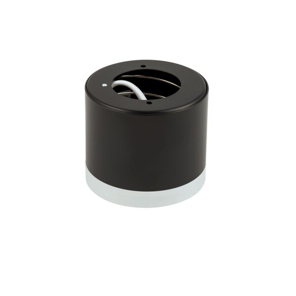 Kleiner Deckenspot Schwarz GX53 Ø 8,5 cm Aluminium Modern