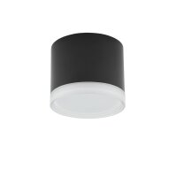 Kleiner Deckenspot Schwarz GX53 Ø 8,5 cm Aluminium...