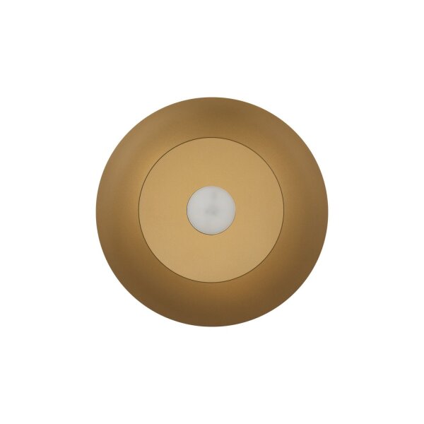Pendelleuchte verstellbar rund Ø 33 cm Weiß Gold GX53 Metall