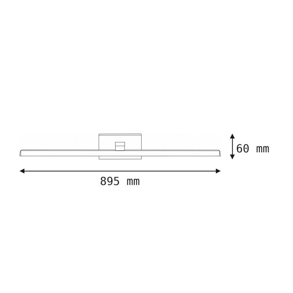 Applique LED Noir Aluminium 3000 K Miroir Images
