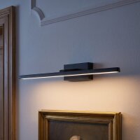 bilderleuchte LED Schwarz 59,5 cm lang warmweiß...