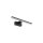 Lampe LED pour miroir IP44 noire 4000 K 600 lm blanc neutre