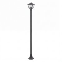 Außenlampe IP44 Schwarz E27 200 cm Aluminium Modern