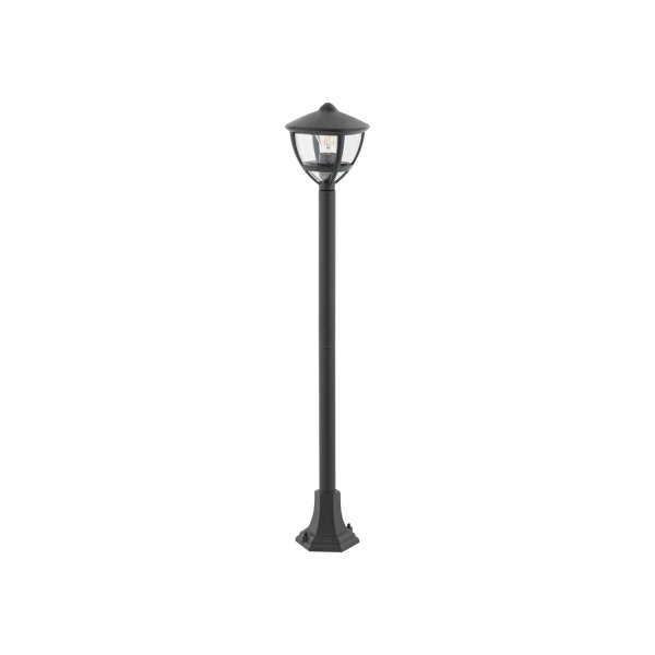 Lampe dextérieur IP44 100 cm Noir Aluminium Moderne E27