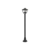 Außenlampe IP44 100 cm Schwarz Aluminium Modern E27