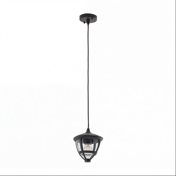 Suspension extérieure IP44 E27 Noir Aluminium Moderne KIKI