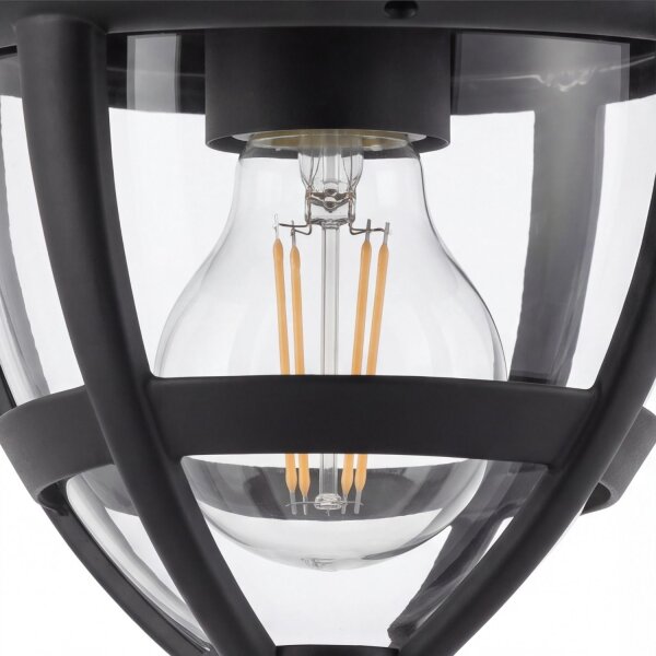 Suspension extérieure IP44 E27 Noir Aluminium Moderne KIKI
