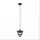 Suspension extérieure IP44 E27 Noir Aluminium Moderne KIKI